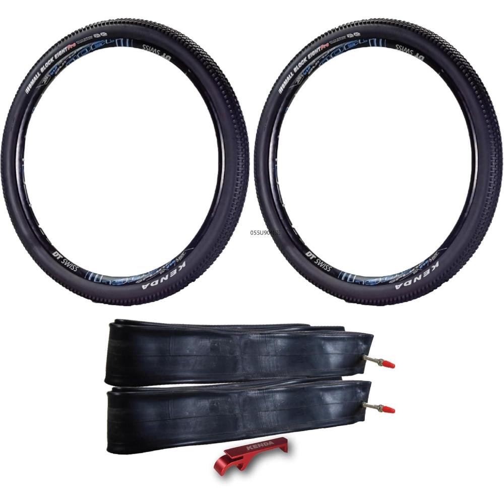 imageKenda Small Block Eight Pro DTC KSCT 120tpi Fold Bicycle Tire with Bottle Opener275x210 Two Pack Tires  Tubes