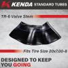 imageKenda 20x78 TR6 Inner ATV UTV and SxS Tube  HeavyDuty Rubber TR6 Valve Stem with Keychain2