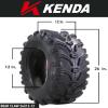 imageKenda Bearclaw K29925x811 Front Tire for All Terrain ATV UTV and Side by Side SxS Vehicles  6Ply  Bear Claw 25x8x11 with Kenda Keychain26x1212