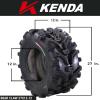 imageKenda Bearclaw K29925x811 Front Tire for All Terrain ATV UTV and Side by Side SxS Vehicles  6Ply  Bear Claw 25x8x11 with Kenda Keychain27x1212