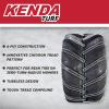 imageKenda K472 22x1110 Tractor ampamp Trailer Tires for Agricultural Use  4Ply Chevron Bar Tread with Kenda Keychain  22x11x10 221110 2Pack22x1110 2 Pack