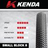 imageKenda Small Block Eight Pro DTC KSCT 120tpi Fold Bicycle Tire with Bottle Opener26x210 Two Pack Tires  Tubes