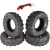 imageKenda Bear Claw EVO ATV UTV All Terrain Mud Bearclaw Tires with Bottle Opener Keychain 4 Pack Set 28x914 Front 28x1114 Rear28x914 Front 28x1114 Rear