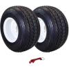 18x8.5-8 (White) 2 Pack