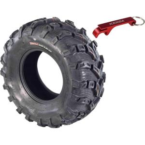 imageKenda Bear Claw EVO ATV UTV All Terrain Mud Bearclaw Tires with Bottle Opener Keychain 27x1112 Rear