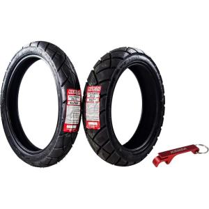 imageKenda Big Block Paver Dual Sport Motorcycle Tires 10090B19 Front 13080B17 Rear 1009019 1308017