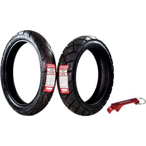 imageKenda Big Block Paver Dual Sport Motorcycle Tires 11080B19 Front 13080B17 Rear 1108019 1308017