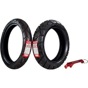 imageKenda Big Block Paver Dual Sport Motorcycle Tires 11080B19 Front 15070B17 Rear 1108019 1507017