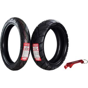 imageKenda Big Block Paver Dual Sport Motorcycle Tires 11080B19 Front 17060B17 Rear 1108019 1706017