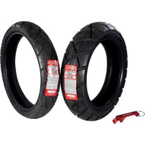 imageKenda Big Block Paver Dual Sport Motorcycle Tires 12070B19 Front 15070B17 Rear 1207019 1507017