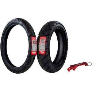 imageKenda Big Block Paver Dual Sport Motorcycle Tires 9090B21 Front 14080B18 Rear 909021 1408018