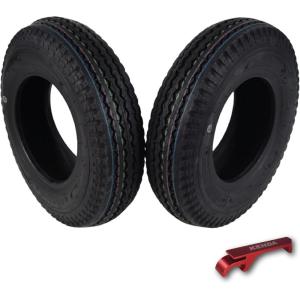 imageKenda K550 ST17580D13 Loadstar Trailer Tire BiasPly Tire for Superior Towing Performance with Enhanced Stability for Utility Trailers Cargo Trailers and Boats with Kenda Keychain 4 Pack4804008 2 Pack