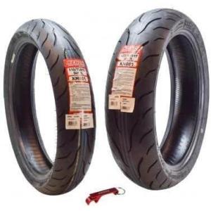 imageKenda KM1 KM001 12070ZR17 Front 58W ampamp 18055ZR17 Rear 73W Tires for Sport Touring Motorcycles Radial with HighSpeed Stability ampamp Excellent Wet Grip wKeychain 1207017 1805517 2Pack1107017 F 1506017 R
