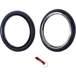 imageKenda Konversion Pro 120tpi Fold BMX Bicycle Tire wBottle Opener20x19520x175 Tire Set