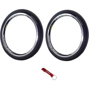imageKenda Konversion Pro 120tpi Fold BMX Bicycle Tire wBottle Opener24x175 Tire Set