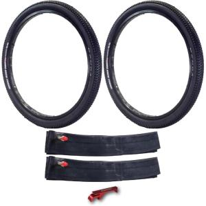imageKenda Small Block Eight Pro DTC KSCT 120tpi Fold Bicycle Tire with Bottle Opener26x210 Two Pack Tires  Tubes