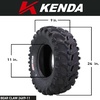 image:imageKenda Bearclaw K29922x711 Front Tire for All Terrain ATV UTV and Side by Side SxS Vehicles  6Ply  Bear Claw 22x7x11 with Kenda Keychain24x911  24x1011