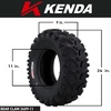 image:imageKenda Bearclaw K29922x711 Front Tire for All Terrain ATV UTV and Side by Side SxS Vehicles  6Ply  Bear Claw 22x7x11 with Kenda Keychain24x911 2