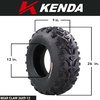image:imageKenda Bearclaw K29922x711 Front Tire for All Terrain ATV UTV and Side by Side SxS Vehicles  6Ply  Bear Claw 22x7x11 with Kenda Keychain26x912 26x1112
