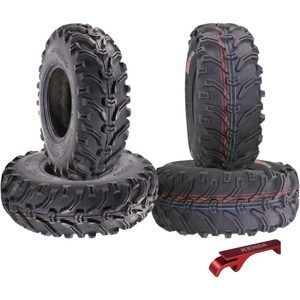 image:imageKenda Bearclaw K29922x711 Front Tire for All Terrain ATV UTV and Side by Side SxS Vehicles  6Ply  Bear Claw 22x7x11 with Kenda Keychain25x811  25x1012