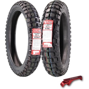 image:imageKenda Big Block K784 13080B17 Rear Tire for Motorcycles Dirt Bikes and City Bikes  Durable OffRoad amp Street Performance with Keychain 130x80x1711080B19 13080B17