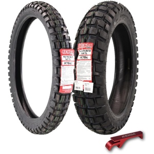 image:imageKenda Big Block K784 13080B17 Rear Tire for Motorcycles Dirt Bikes and City Bikes  Durable OffRoad amp Street Performance with Keychain 130x80x179090B21 14080B18