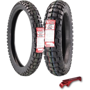 image:imageKenda Big Block K784 13080B17 Rear Tire for Motorcycles Dirt Bikes and City Bikes  Durable OffRoad amp Street Performance with Keychain 130x80x179090B21 13080B17
